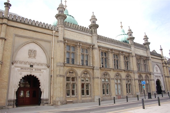 Brighton Dome, outside