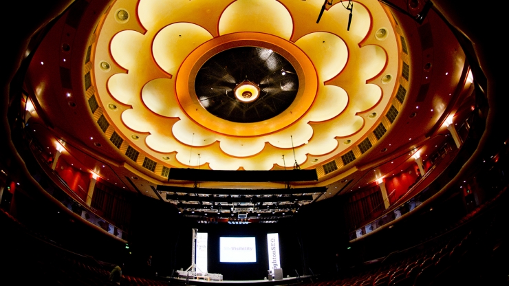 Brighton Dome concert hall, inside