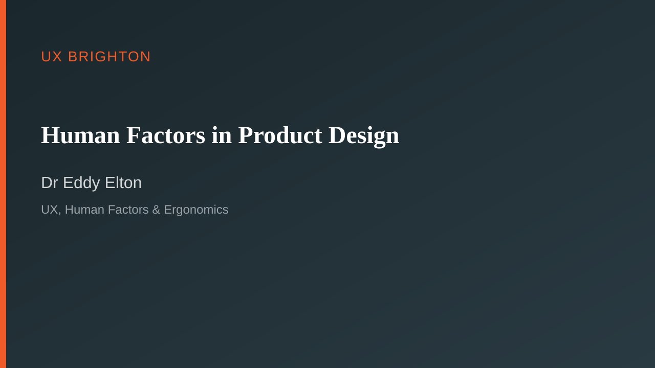 Human Factors in Product Design: The secret to good design