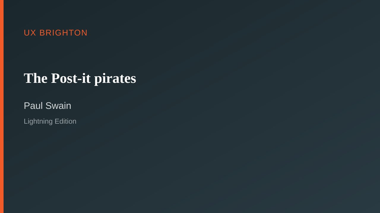 The Post-it pirates